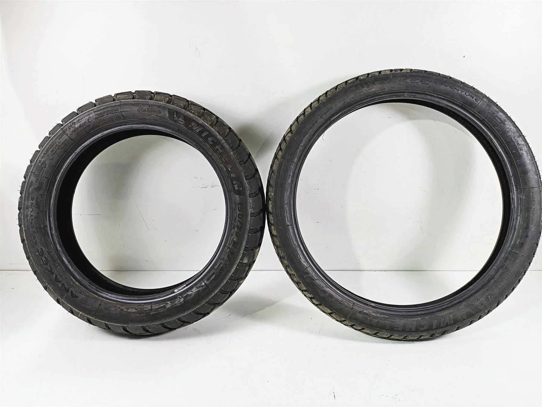 Used Motorcycle Tire Set Michelin Anakee Adventure 2CT 150/70R17 90/90R21 - Image 5