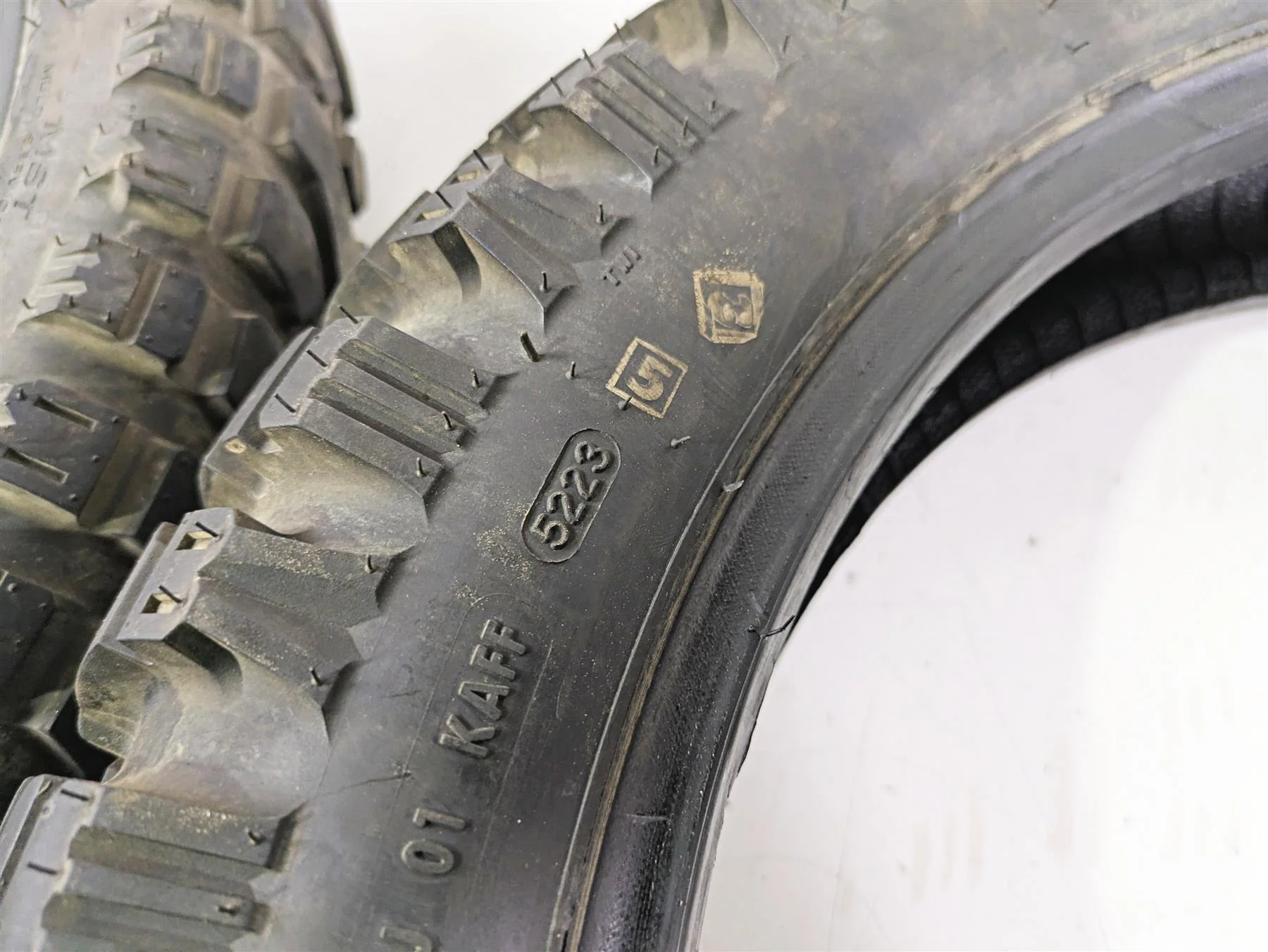 Used Motorcycle Tire Set Mitas Enduro Trail 11/80-19 150/70-17 70001042 - Image 2