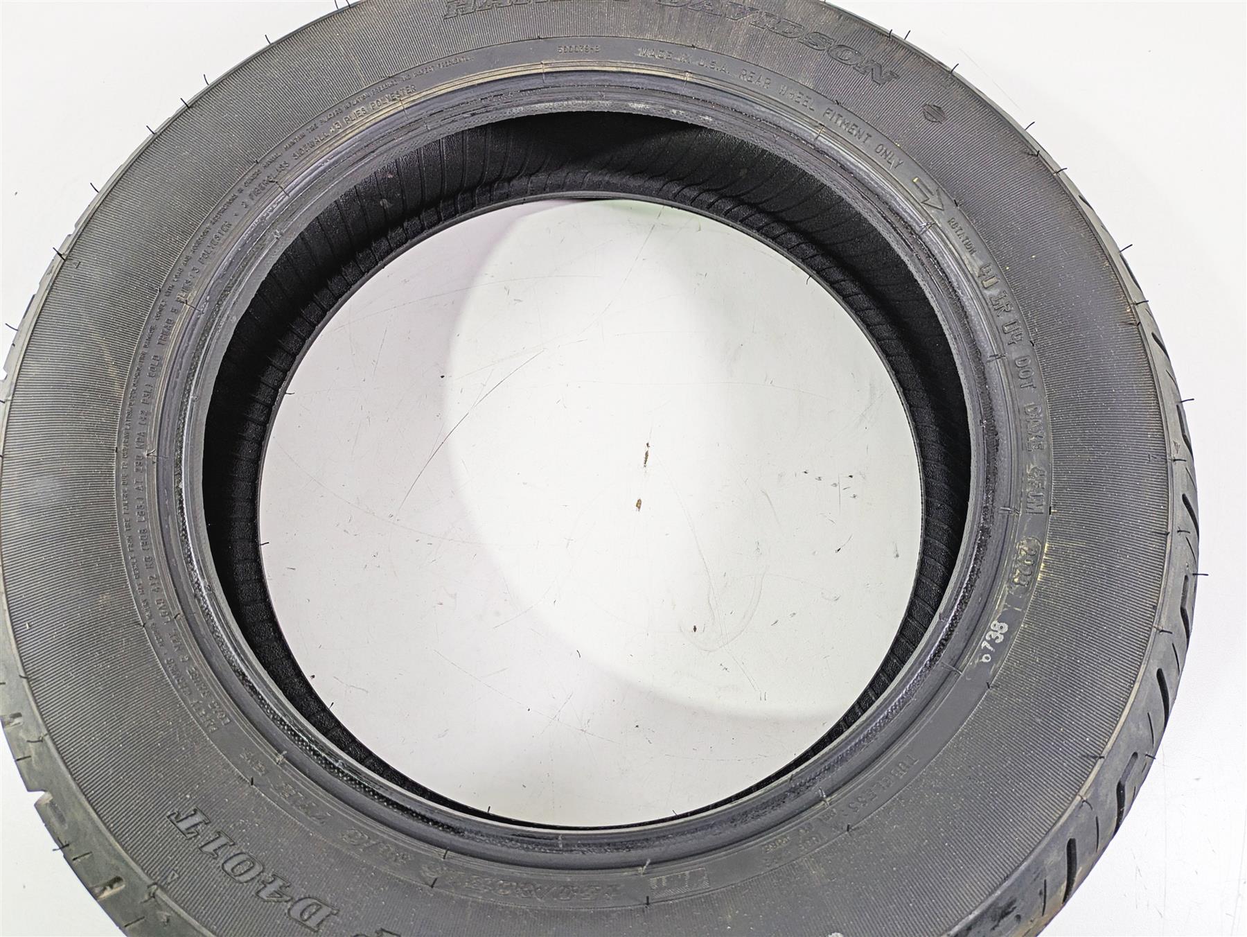 Used Rear Motorcycle Harley Tire Dunlop D401T 150/80R16 DOT2923 45064088 - Image 11