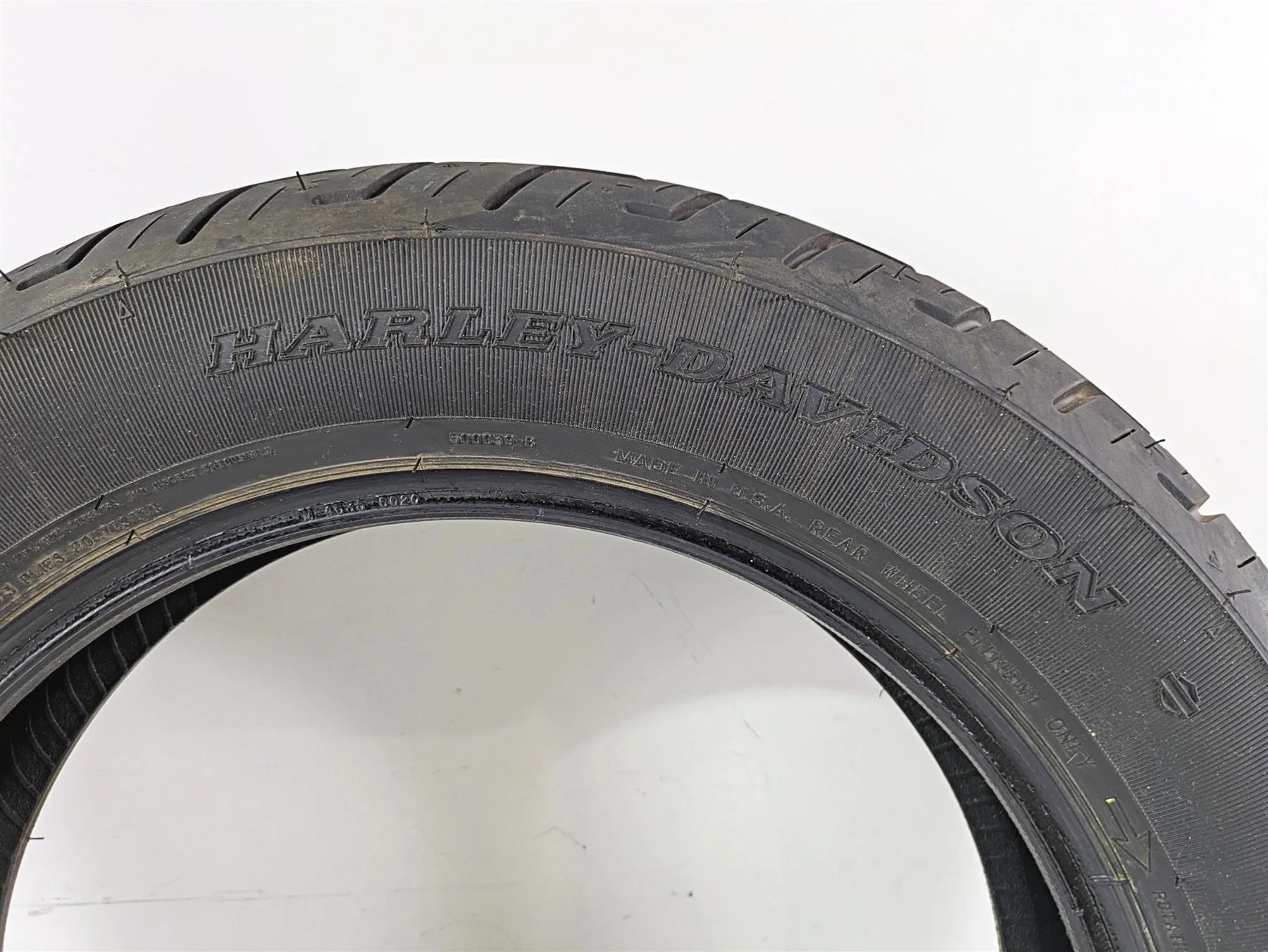 Used Rear Motorcycle Harley Tire Dunlop D401T 150/80R16 DOT2923 45064088 - Image 4