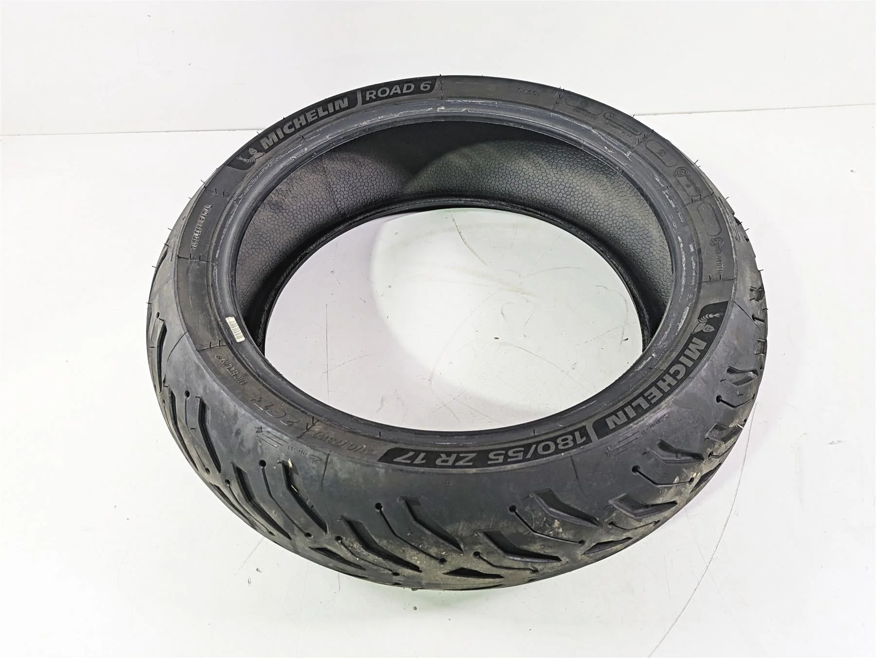 Used Rear Motorcycle Tire Michelin Road 6 180/55 ZR 17 3528701593043