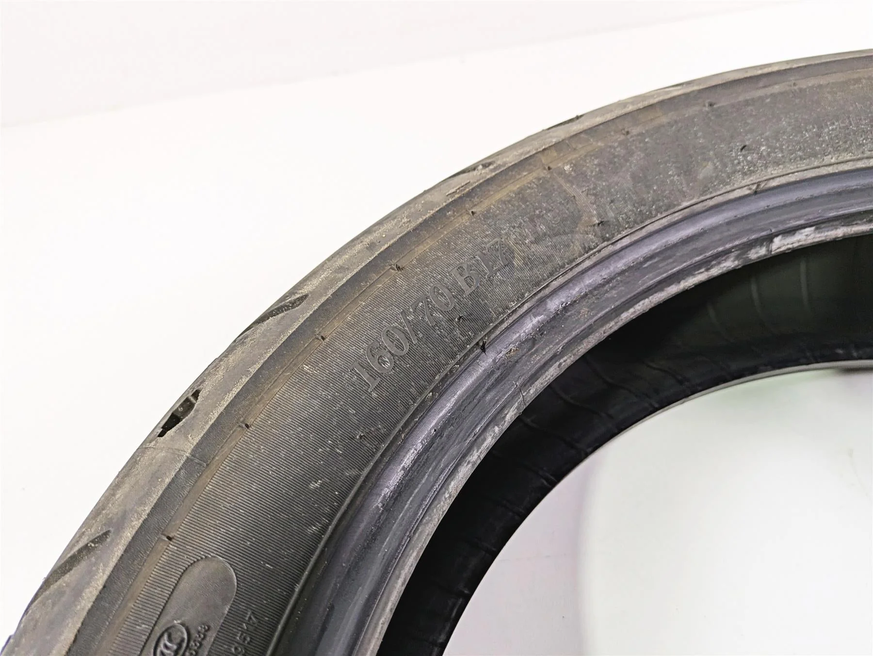 Used Rear Motorcycle Tire Michelin Scorcher 31 160/70B17 43250-07B - Image 9