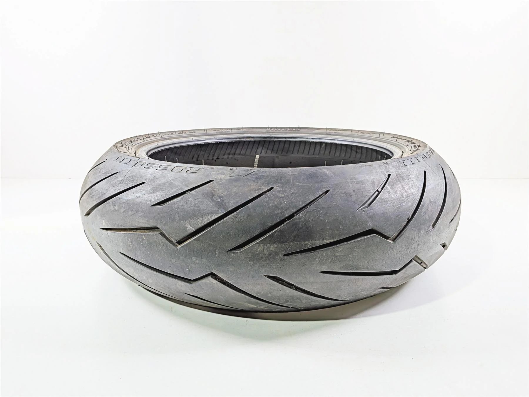 Used Rear Motorcycle Tire Pirelli Diablo Rosso III 190/55ZR17 3042900 - Image 3