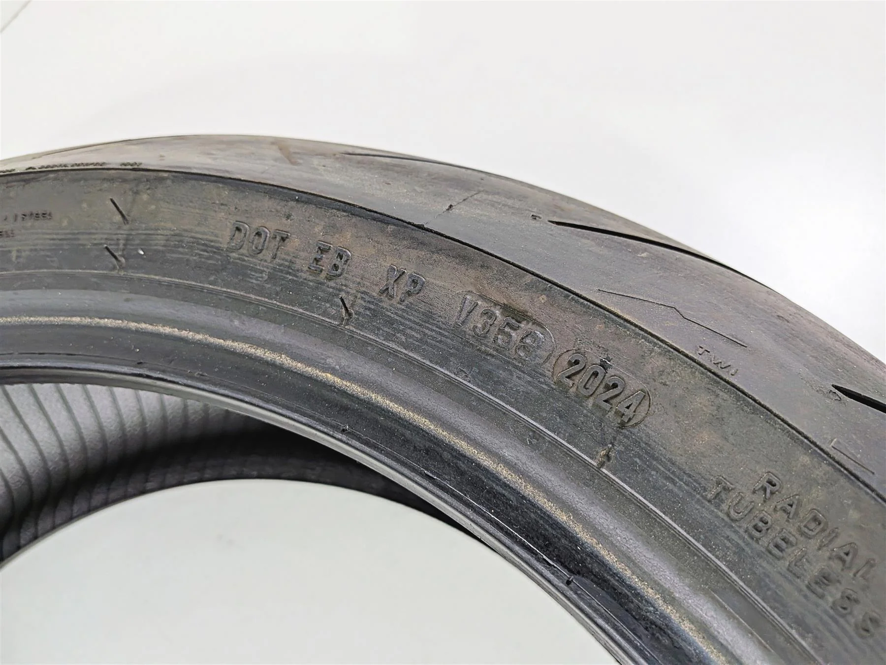 Used Rear Motorcycle Tire Pirelli Diablo Rosso III 190/55ZR17 3042900 - Image 4
