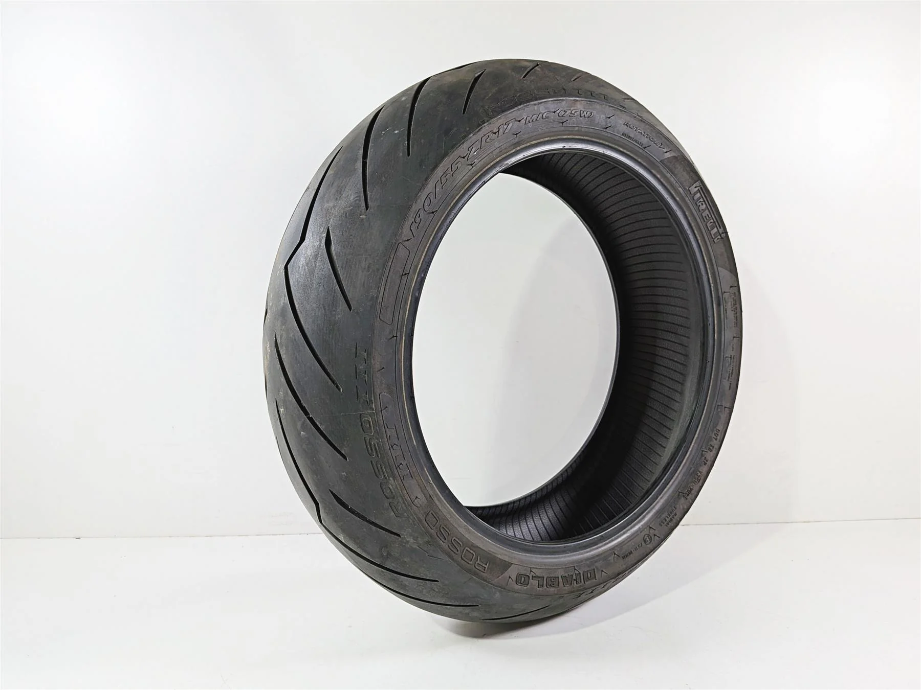 Used Rear Motorcycle Tire Pirelli Diablo Rosso III 190/55ZR17 3042900 - Image 7